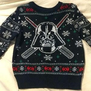 Star Wars Darth Vader Ugly Sweater Holiday Sweater 4T